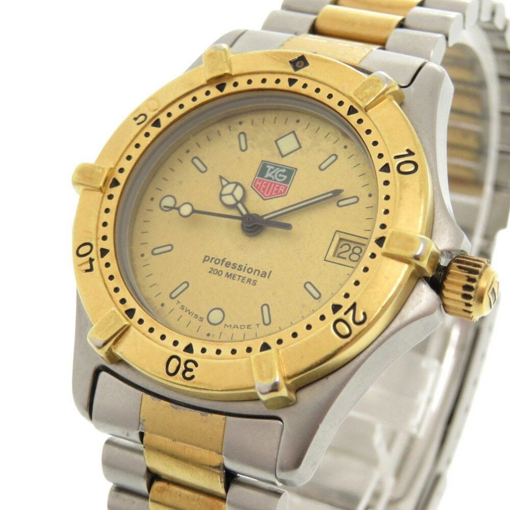 TAG Heuer 964.013F Stainless Steel Gold Quartz Watch 1044TAG HEUER - Picture 3 of 10